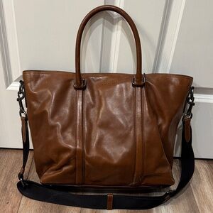 Coach Tan Leather Men's Briefcase